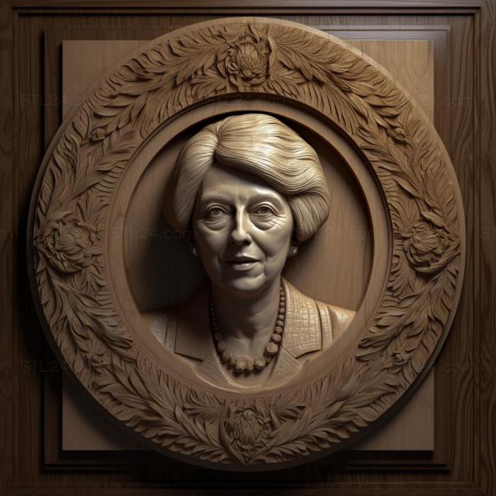 Famous (Theresa May 1, 3DFMS_6964) 3D models for cnc